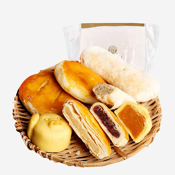 高清免抠老婆饼素材 设计创意与食品魅力的完美结合